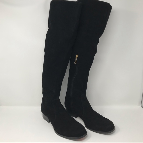 SOLD NWT Isaac Mizrahi Yolanda Suede Over the Knee Boot - Picture 2 of 7
